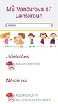 Mobile Screenshot of msvancurova.cz